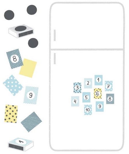 10 idee su come fare un calendario per un bambino