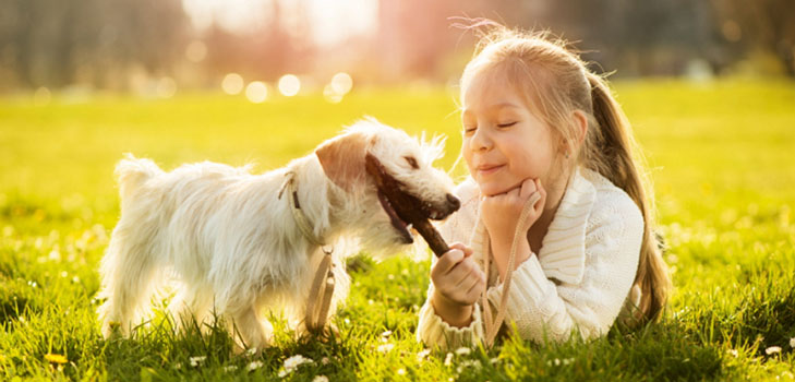 Gioia dei bambini: quattro motivi per avere un animale domestico