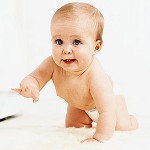 Come insegnare un bambino a strisciare