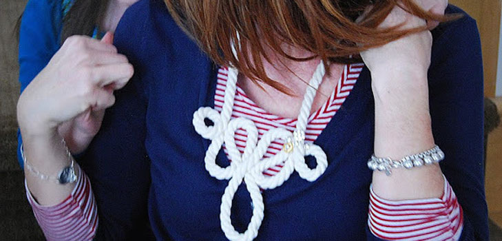 3 collier in stile mare con le proprie mani