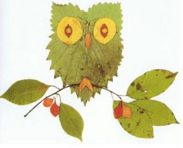 Applique da foglie d'autunno per scuola materna e 1-2 lezioni di scuola, lezioni master con foto e video