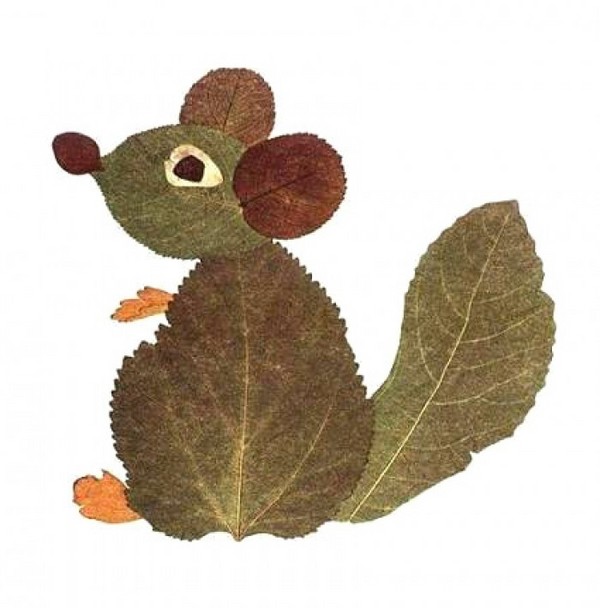 Applique da foglie d'autunno per scuola materna e 1-2 lezioni di scuola, lezioni master con foto e video