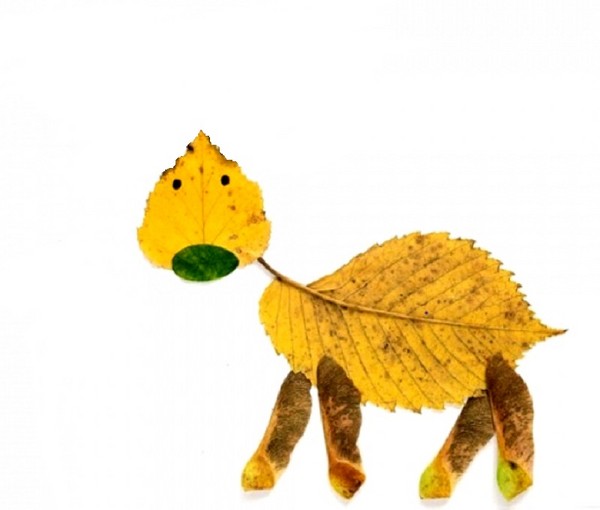 Applique da foglie d'autunno per scuola materna e 1-2 lezioni di scuola, lezioni master con foto e video