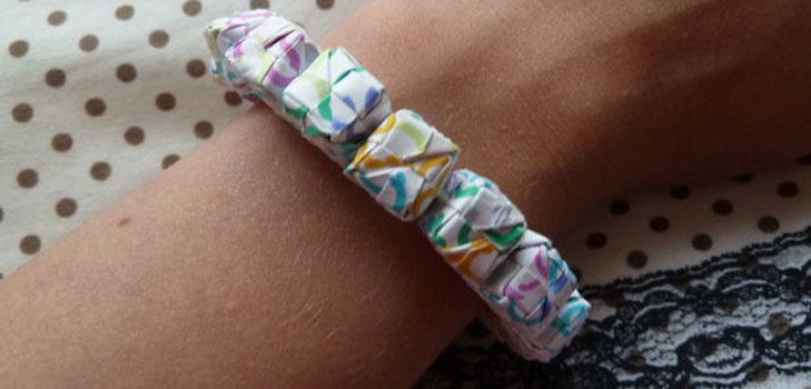 Bracciale Origami da cubi