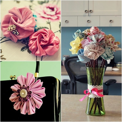 Fiori di raso con le tue mani