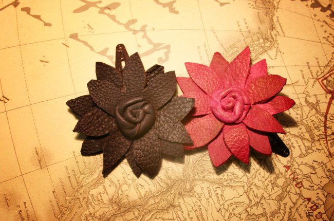 Fiore della pelle con le tue mani