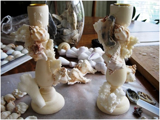 candelabri bianchi