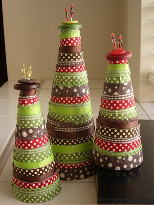 Albero di Natale dei nastri Albero di Natale dei nastri