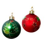 Sfere di Natale con le proprie mani