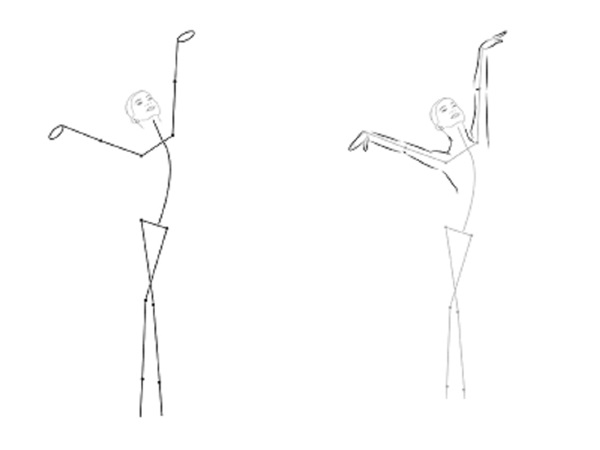 Come disegnare una ballerina facilmente e semplicemente
