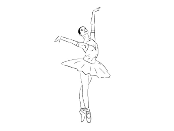 Come disegnare una ballerina facilmente e semplicemente