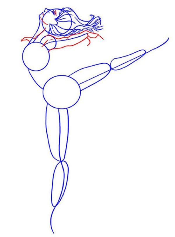 Come disegnare una ballerina facilmente e semplicemente