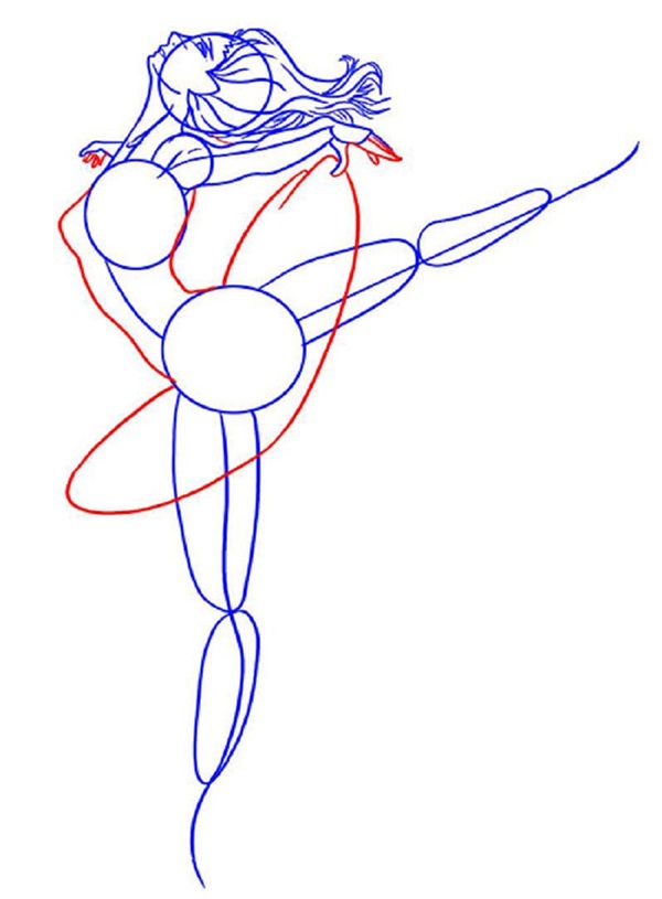 Come disegnare una ballerina facilmente e semplicemente
