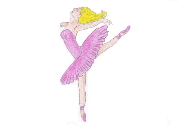 Come disegnare una ballerina facilmente e semplicemente