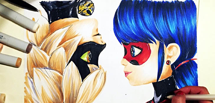 Come disegnare Lady Bug e Super Cat