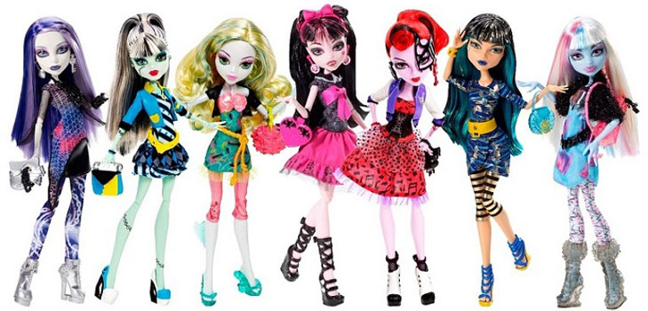 Come disegnare Claudine Woolf dal "Monster High"?