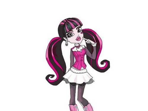 Come disegnare "Monster High" Claudine Wulf 13 desidera? Come trarre Claudine Woolf dal "Monster High" per gradi?