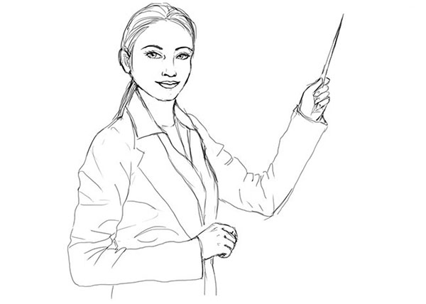 Come disegnare una scuola, insegnanti