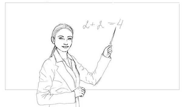 Come disegnare una scuola, insegnanti