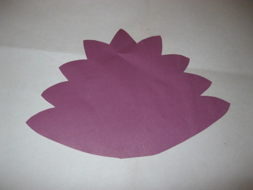 Favoloso pavone fatto di carta colorata