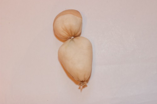Burattino di bambola da materiali improvvisati