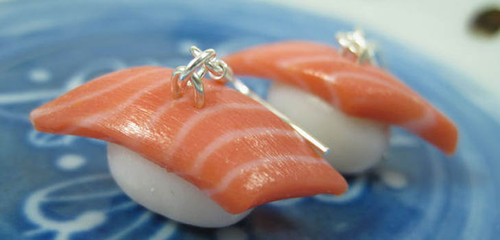 Come fare orecchini-sushi da argilla polimerica