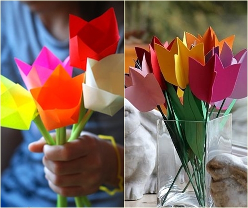 Come fare un tulipano dalla carta: una master class