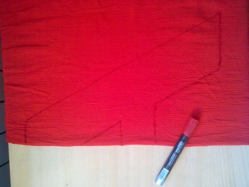Pillow-letter con le proprie mani