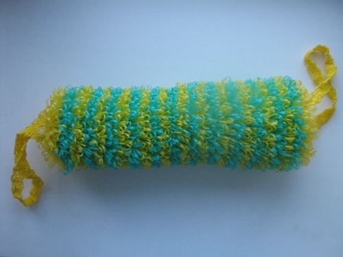 Come legare un crochet loofah?