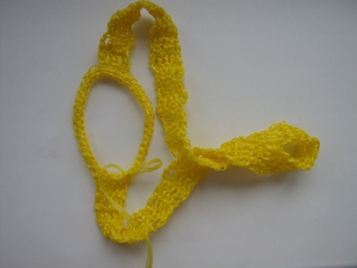 Come legare un crochet loofah?