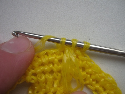 Come legare un crochet loofah?