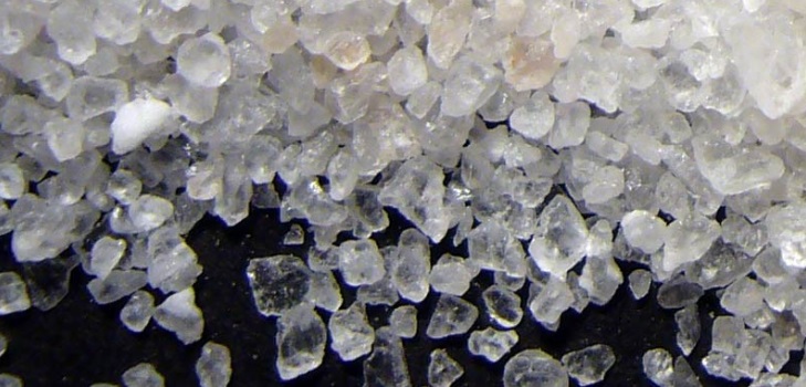 Cristalli di sale a casa