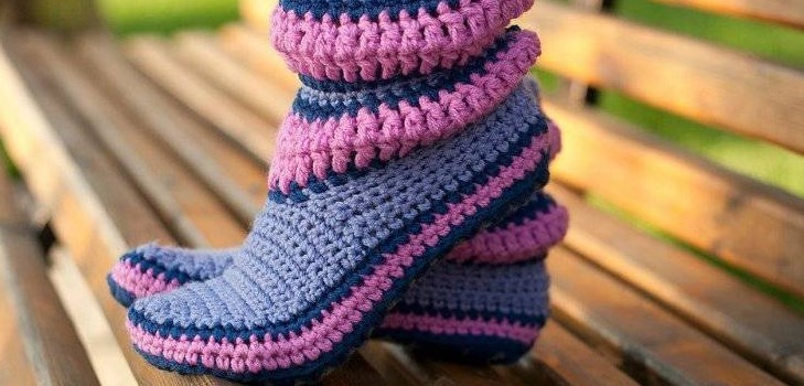 Come lavorare a maglia pantofole fatte in casa con ferri da maglia