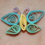 Quilling farfalla