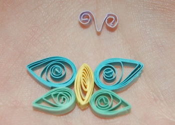Quilling farfalla