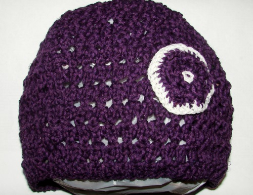 Cappello estivo con aghi a maglia