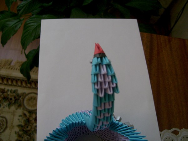 Come creare un origami di cigno dai moduli: istruzioni passo passo con foto e video