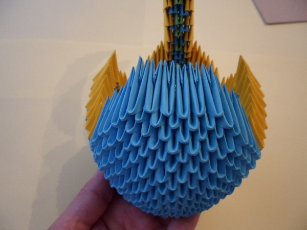 Come creare un origami di cigno dai moduli: istruzioni passo passo con foto e video
