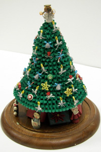 Artigianato di Capodanno realizzato in carta. quilling