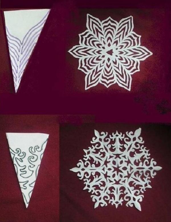 Bellissimi fiocchi di neve per il nuovo anno del 2017 con le loro mani di carta - diagrammi e foto a tappe. Master classes per bambini su grandi fiocchi di neve con tecnica origami Bellissimi fiocchi di neve per il nuovo anno del 2017 con le loro mani di carta - diagrammi e foto a tappe. Master classes per bambini su grandi fiocchi di neve con tecnica origami