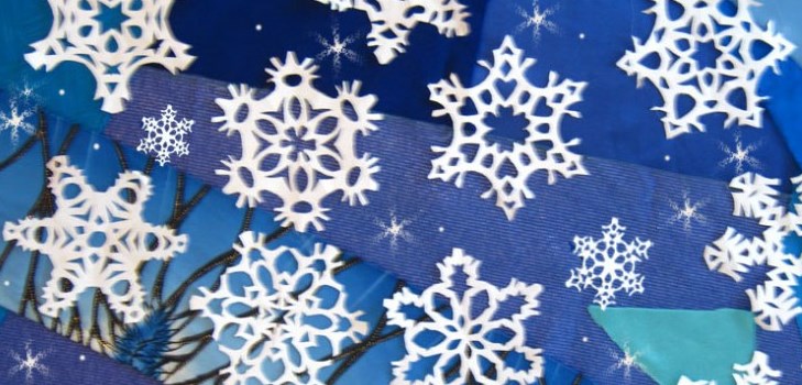 Bellissimi fiocchi di neve per il nuovo anno del 2017 con le loro mani di carta - diagrammi e foto a tappe. Master classes per bambini su grandi fiocchi di neve con tecnica origami
