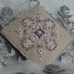 Ricamo di Capodanno: fiocchi di neve