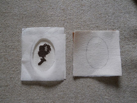 disegnare un modello di finestra ovale 