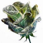Origami di denaro: Rose