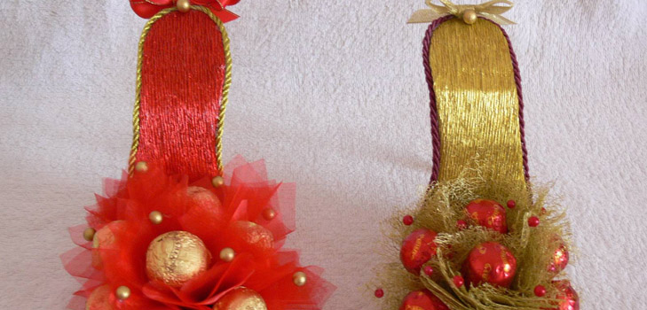 Composizione originale "Scarpa" di dolci: una classe master