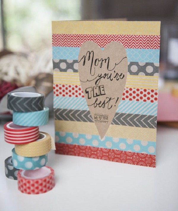 Cartolina per la festa della mamma con le proprie mani, master class con foto per la scuola materna e 1-3 gradi