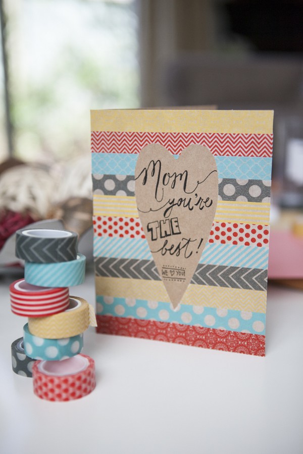 Cartolina per la festa della mamma con le proprie mani, master class con foto per la scuola materna e 1-3 gradi