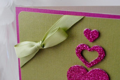 Cartolina di Natale con stile scrapbooking per il nuovo anno 2015 con le proprie mani