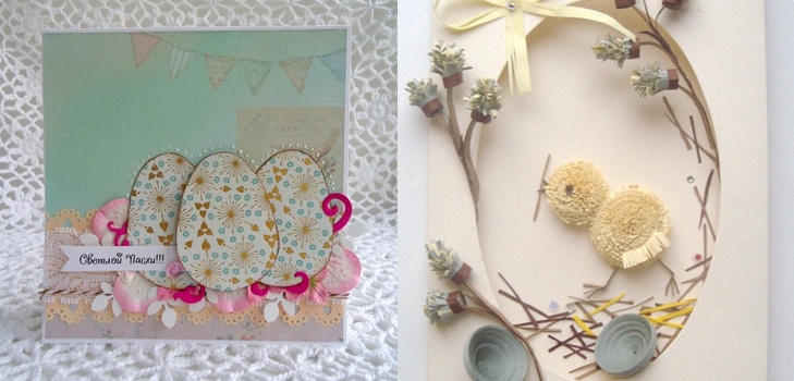 Carte pasquali con le proprie mani: master class originali con foto
