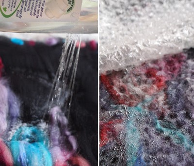 Un regalo per il nuovo anno con le proprie mani: feltro una borsa, una classe master con una foto